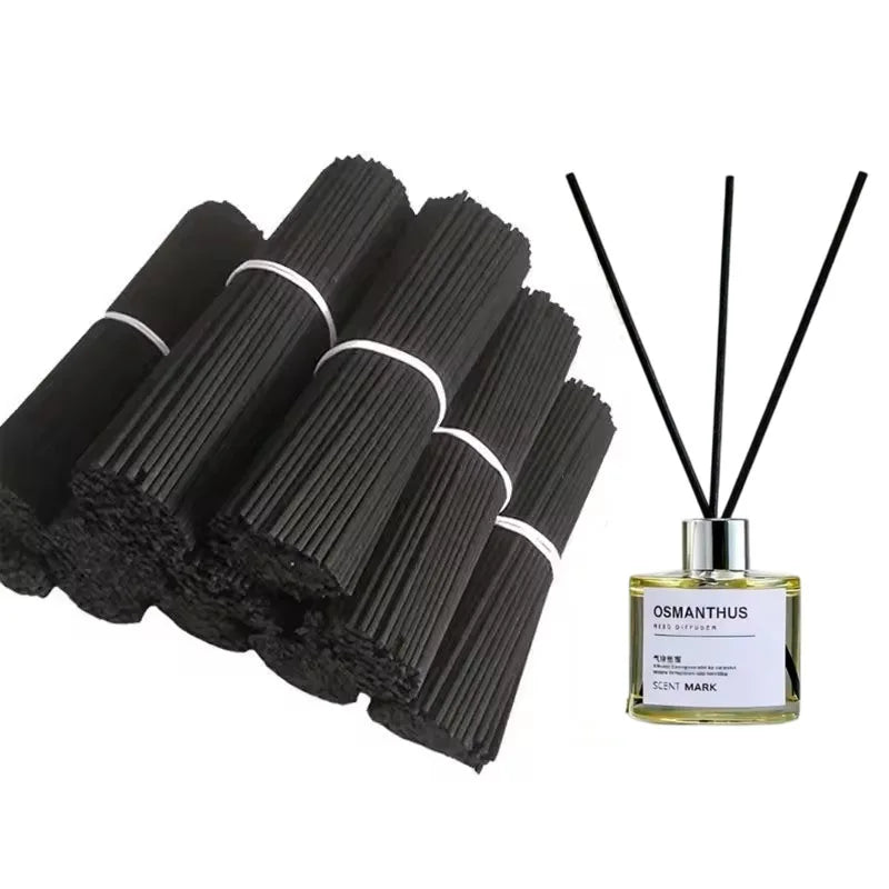 10/50/100Pcs Reed Diffuser Sticks Set 3mm 8inch Fiber Reed Diffuser Sticks Fragrance for Bedroom Office Bathroom Home