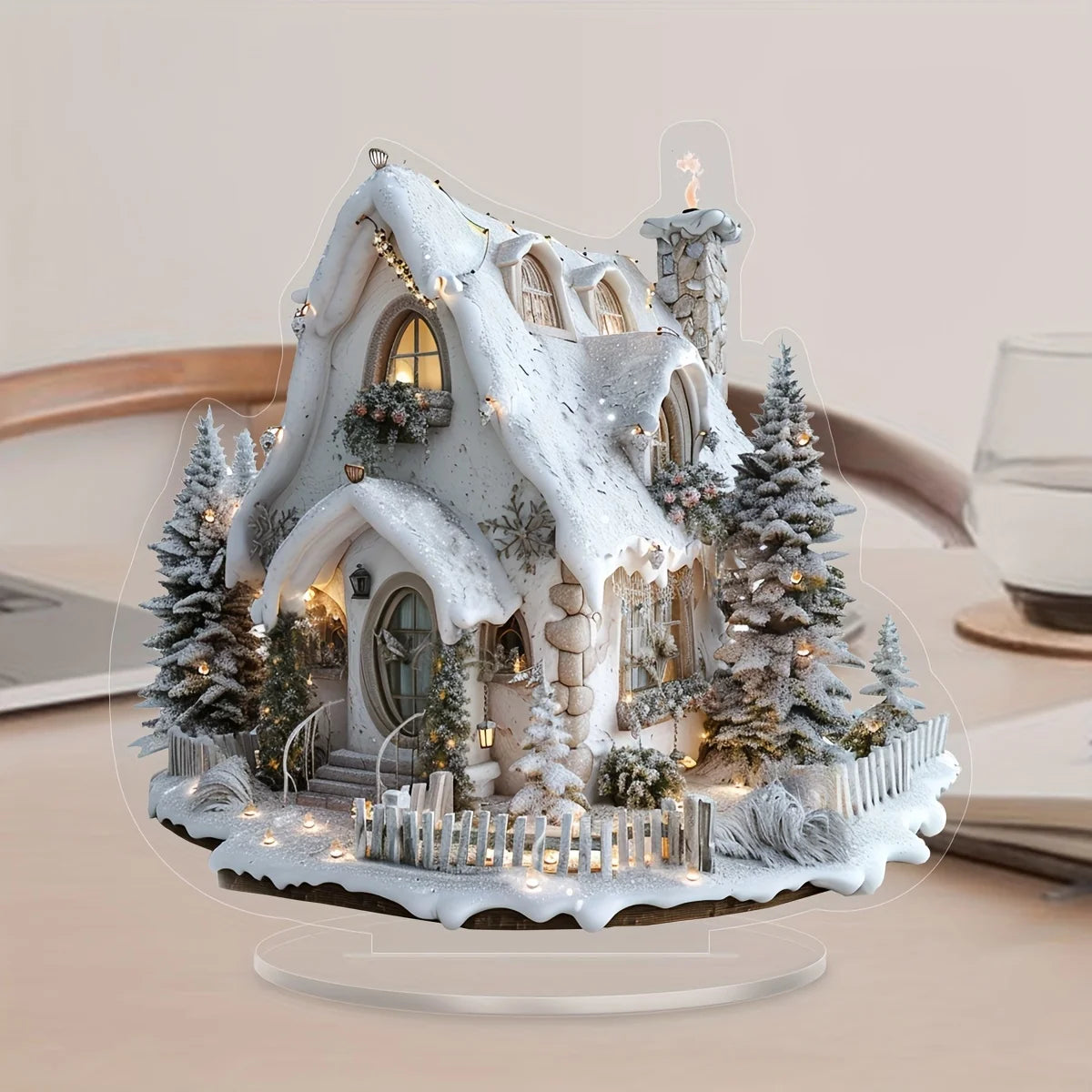 1 Piece 2D Christmas Gift, Festival Decoration, Bohemian Style, Multi-Functional Desktop Decoration Suitable for Bedroom.