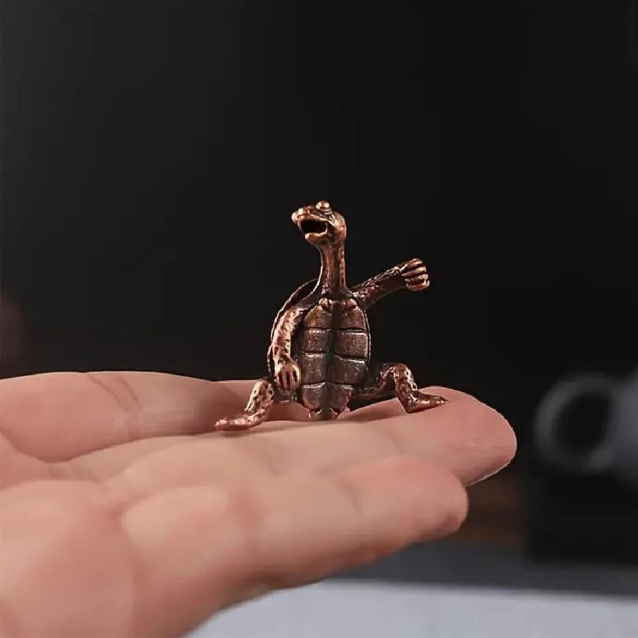1pc Alloy Snail Small Ornaments Small Turtle Cute Vivid Little Animal Home Decoration Bonsai with Incense Crafts Figurines