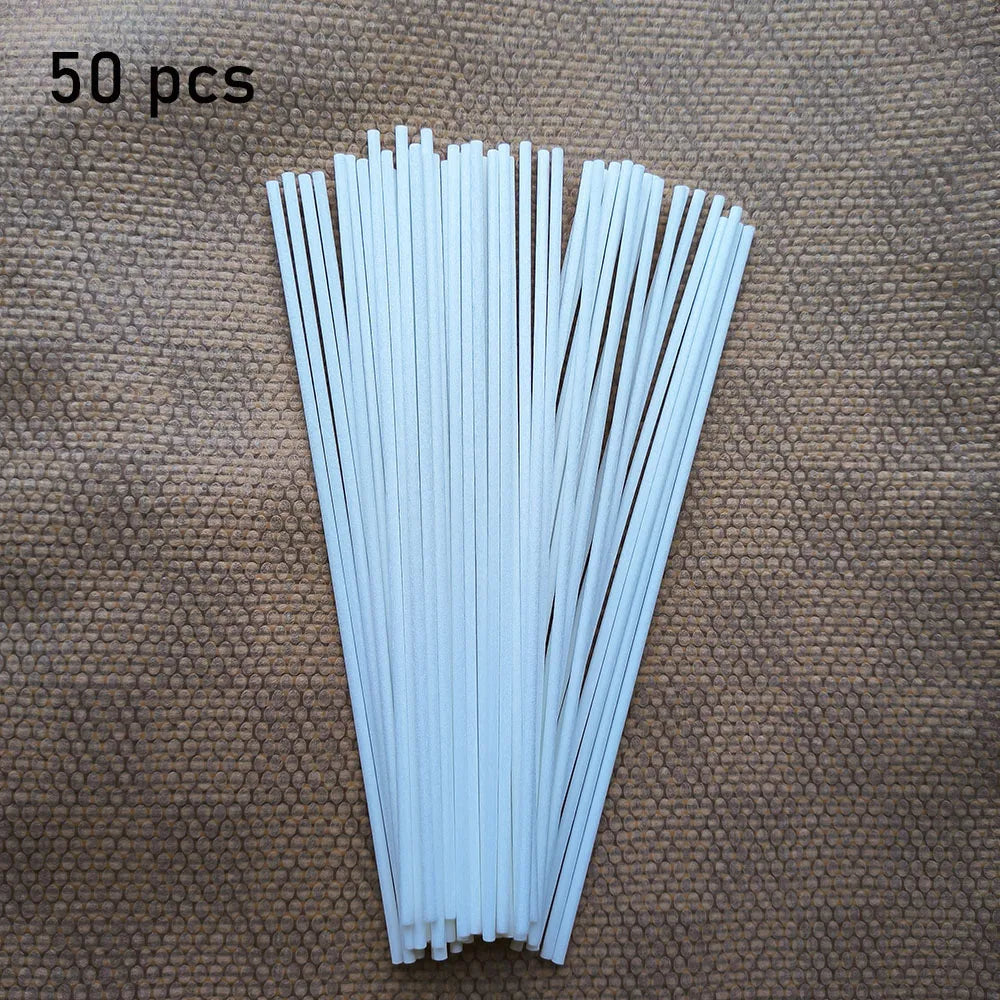 10/50/100Pcs Reed Diffuser Sticks Set 3mm 8inch Fiber Reed Diffuser Sticks Fragrance for Bedroom Office Bathroom Home