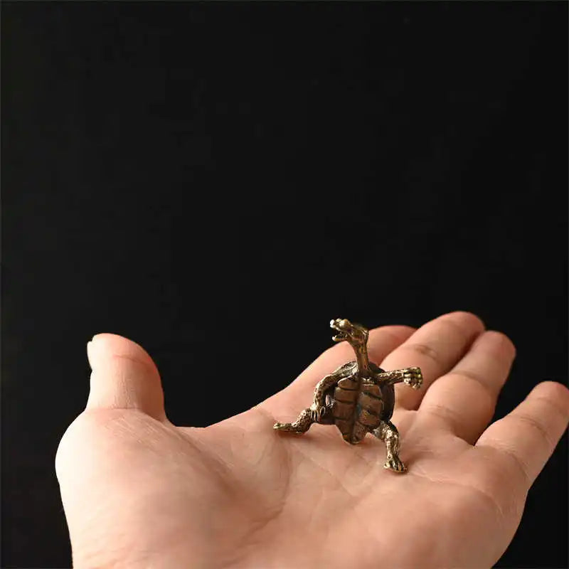 1pc Alloy Snail Small Ornaments Small Turtle Cute Vivid Little Animal Home Decoration Bonsai with Incense Crafts Figurines