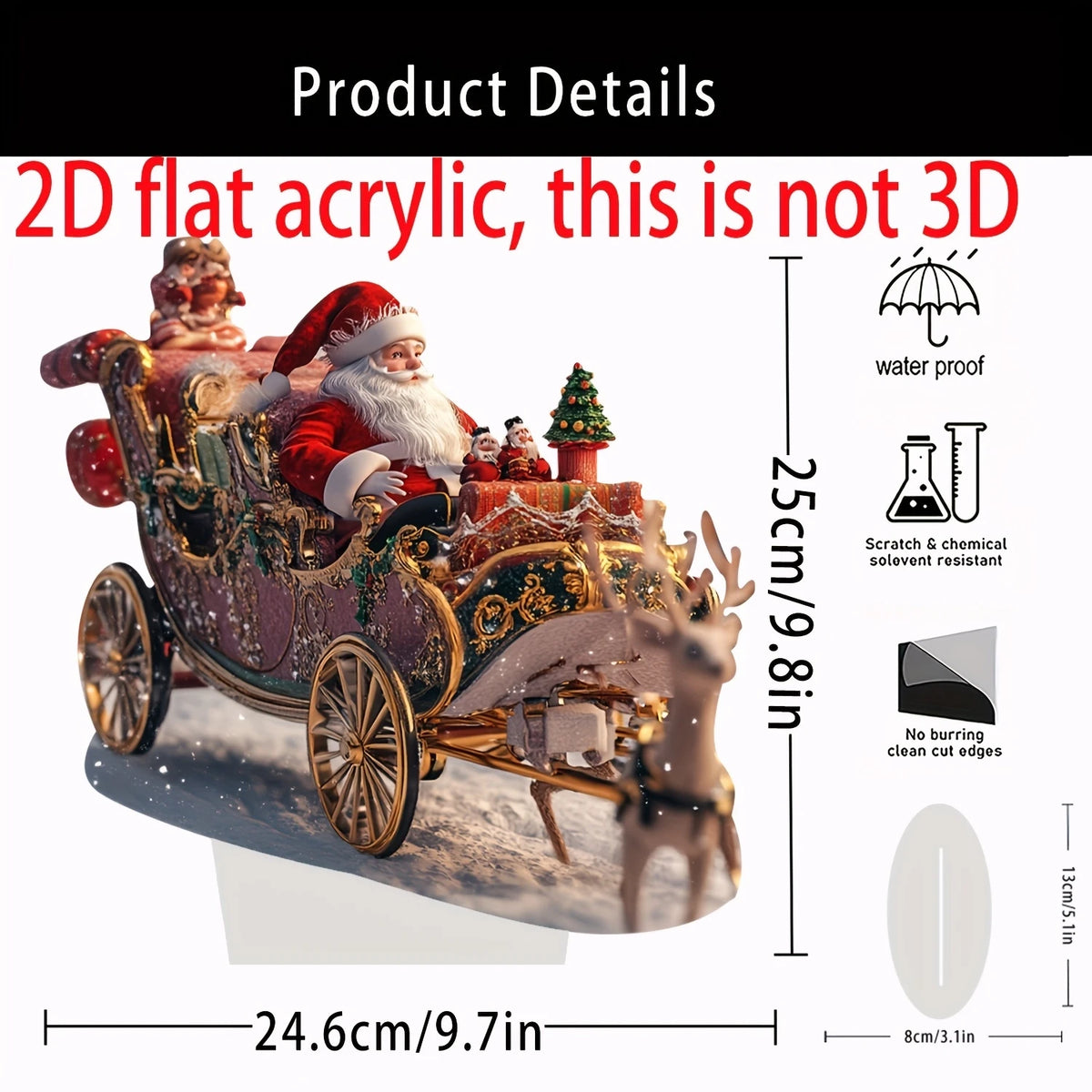 1 Piece 2D Christmas Gift, Festival Decoration, Bohemian Style, Multi-Functional Desktop Decoration Suitable for Bedroom.