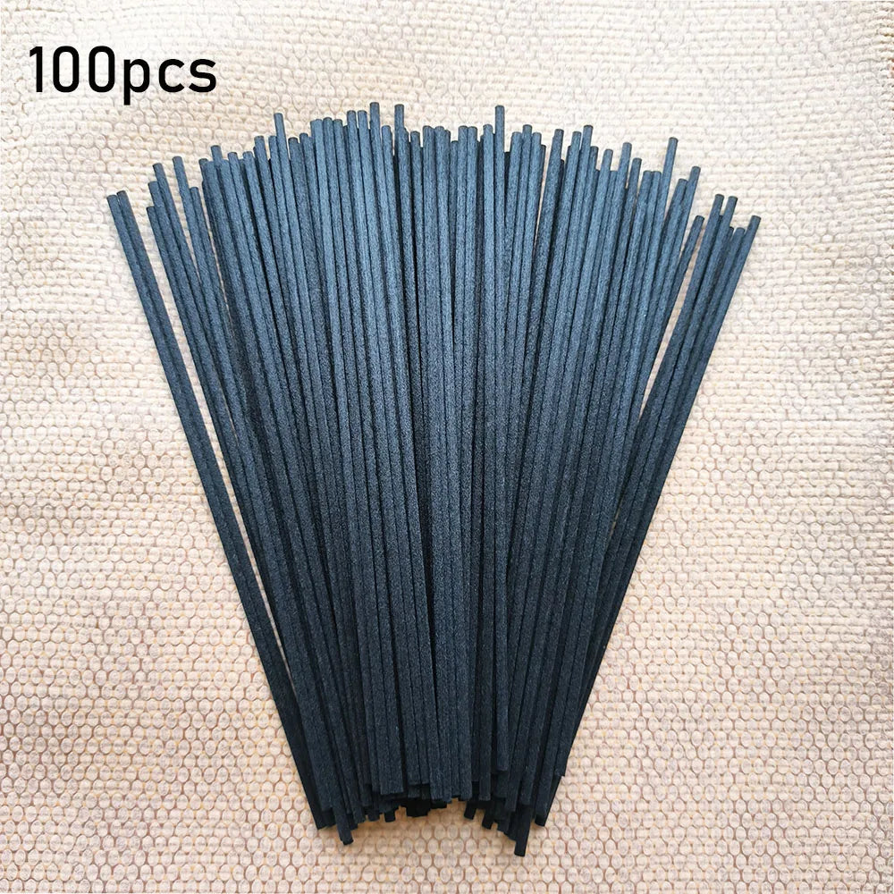 10/50/100Pcs Reed Diffuser Sticks Set 3mm 8inch Fiber Reed Diffuser Sticks Fragrance for Bedroom Office Bathroom Home