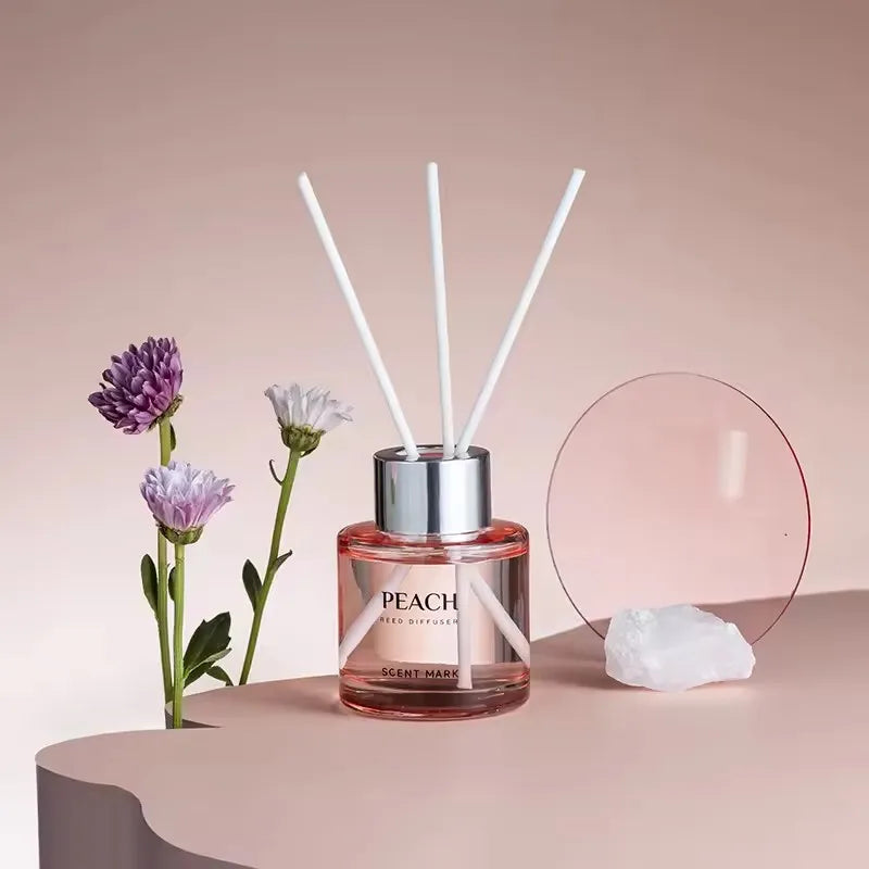 10/50/100Pcs Reed Diffuser Sticks Set 3mm 8inch Fiber Reed Diffuser Sticks Fragrance for Bedroom Office Bathroom Home