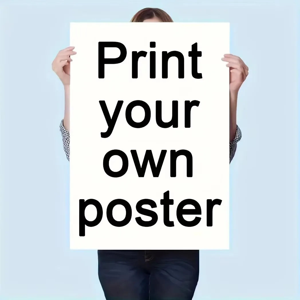Custom Print Your Own Posters High-quality Canvas Print Movie Wedding & Family Poster Picture for Living Room Bedroom Home Decor