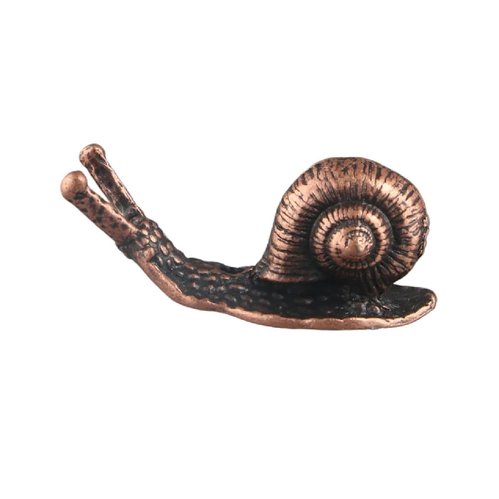 1pc Alloy Snail Small Ornaments Small Turtle Cute Vivid Little Animal Home Decoration Bonsai with Incense Crafts Figurines