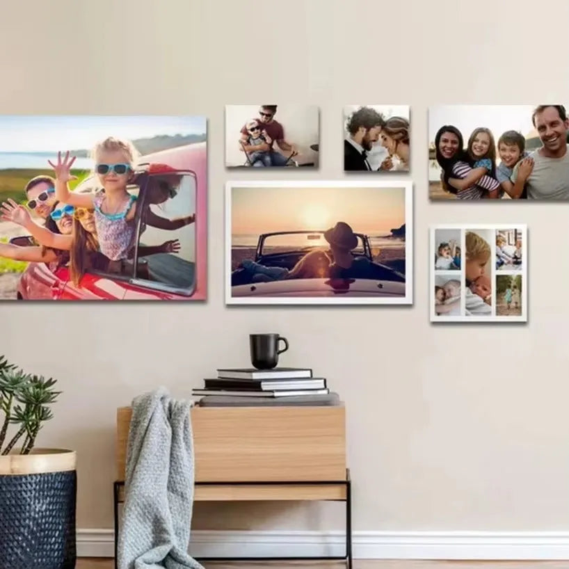 Custom Print Your Own Posters High-quality Canvas Print Movie Wedding & Family Poster Picture for Living Room Bedroom Home Decor