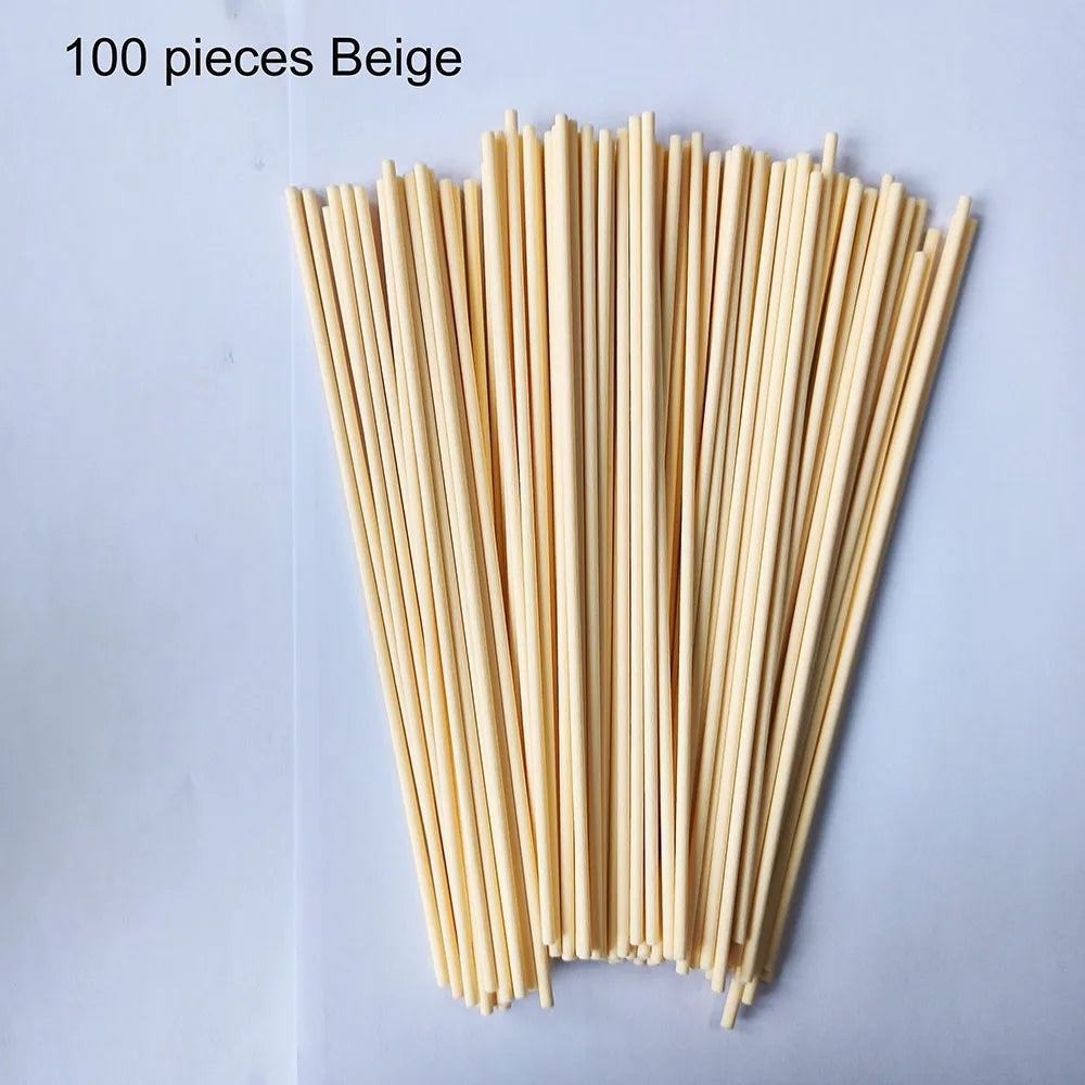 10/50/100Pcs Reed Diffuser Sticks Set 3mm 8inch Fiber Reed Diffuser Sticks Fragrance for Bedroom Office Bathroom Home