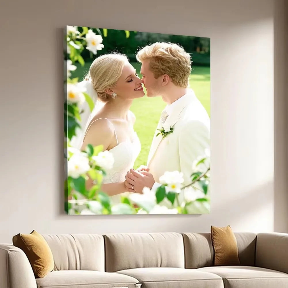 Custom Print Your Own Posters High-quality Canvas Print Movie Wedding & Family Poster Picture for Living Room Bedroom Home Decor