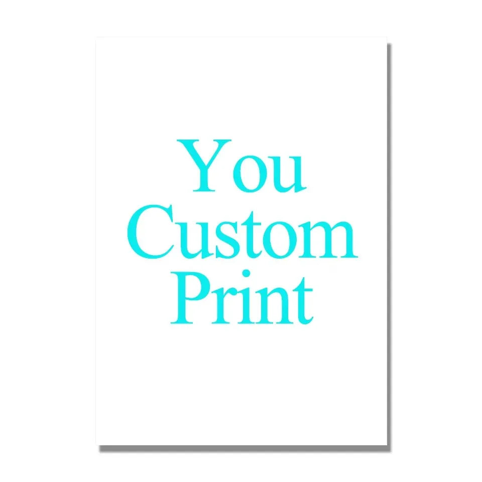 Custom Print Your Own Posters High-quality Canvas Print Movie Wedding & Family Poster Picture for Living Room Bedroom Home Decor