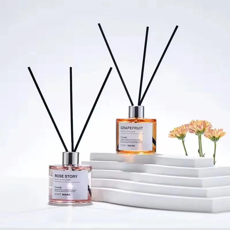 10/50/100Pcs Reed Diffuser Sticks Set 3mm 8inch Fiber Reed Diffuser Sticks Fragrance for Bedroom Office Bathroom Home
