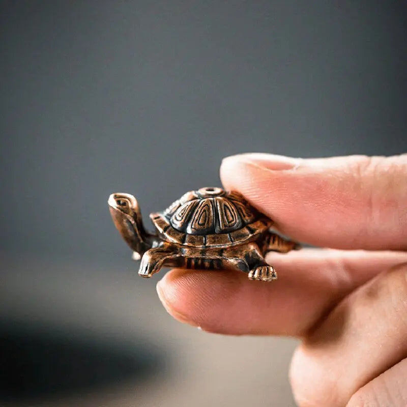 1pc Alloy Snail Small Ornaments Small Turtle Cute Vivid Little Animal Home Decoration Bonsai with Incense Crafts Figurines