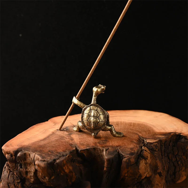 1pc Alloy Snail Small Ornaments Small Turtle Cute Vivid Little Animal Home Decoration Bonsai with Incense Crafts Figurines
