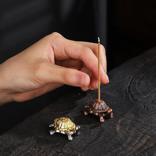 1pc Alloy Snail Small Ornaments Small Turtle Cute Vivid Little Animal Home Decoration Bonsai with Incense Crafts Figurines