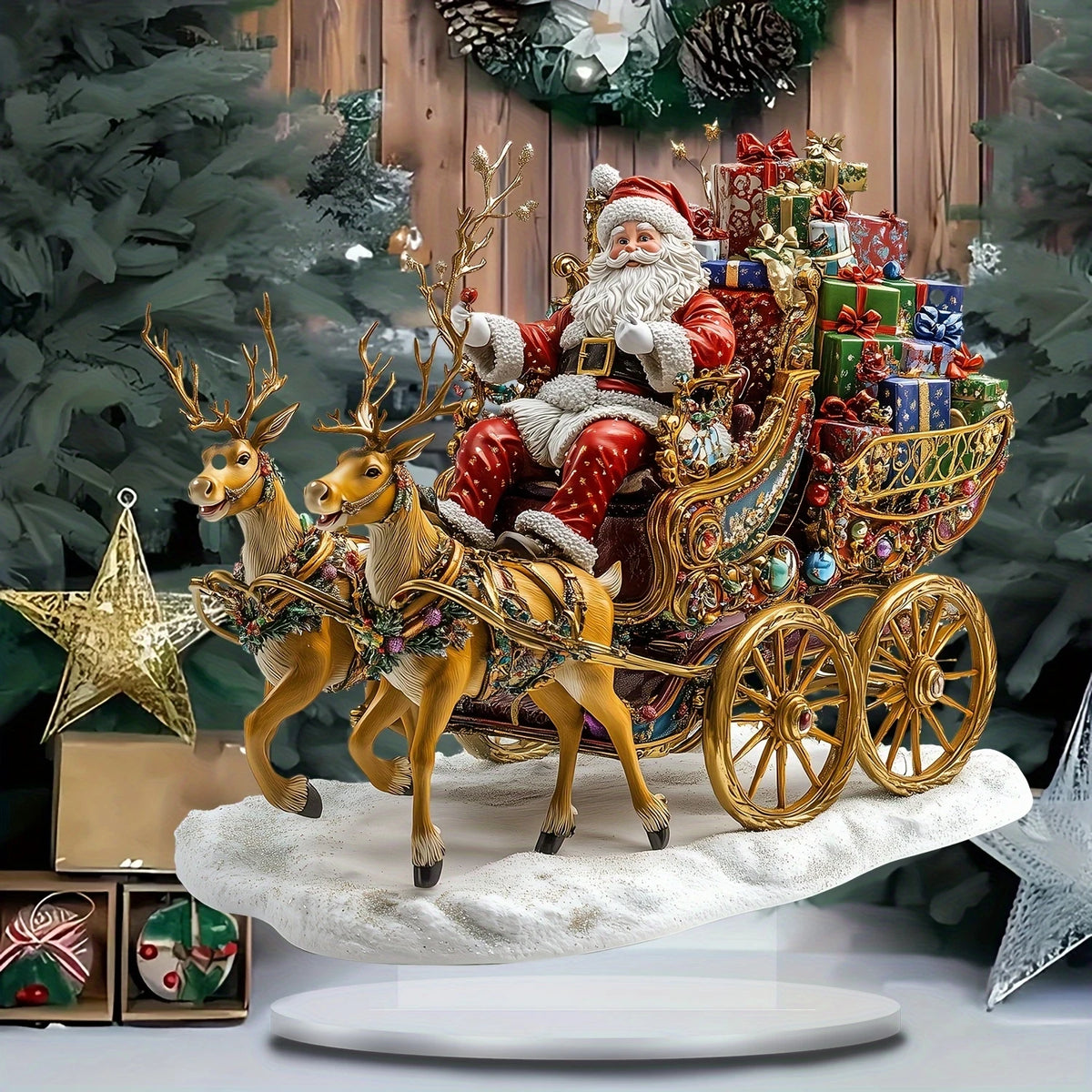 1 Piece 2D Christmas Gift, Festival Decoration, Bohemian Style, Multi-Functional Desktop Decoration Suitable for Bedroom.
