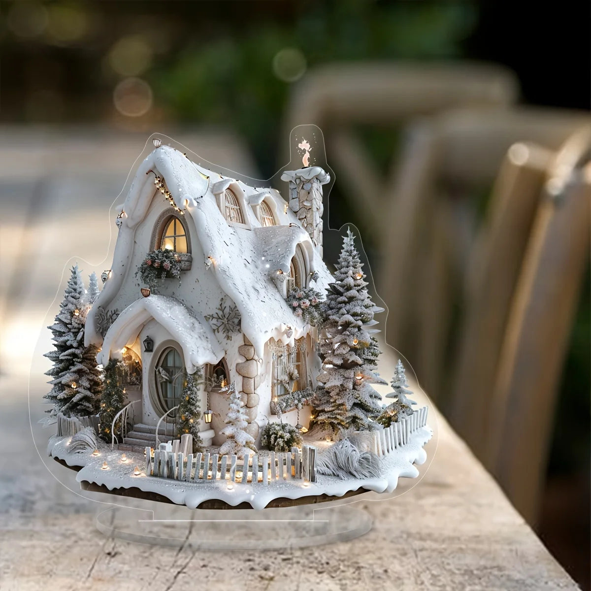 1 Piece 2D Christmas Gift, Festival Decoration, Bohemian Style, Multi-Functional Desktop Decoration Suitable for Bedroom.