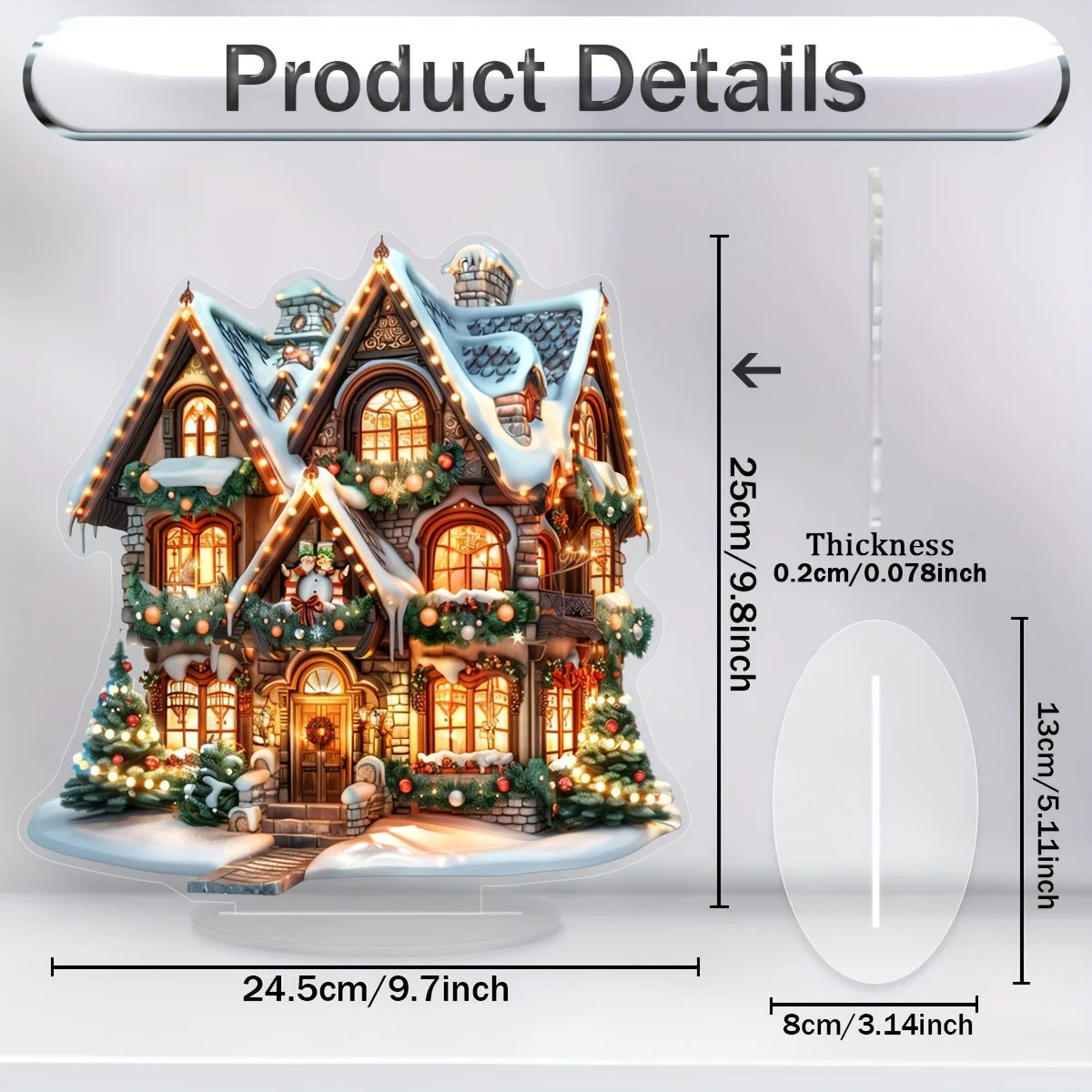1 Piece 2D Christmas Gift, Festival Decoration, Bohemian Style, Multi-Functional Desktop Decoration Suitable for Bedroom.